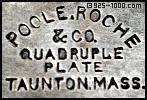 Poole, Roche & Co, Taunton Mass, quadruple plate