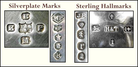 Silver identification sterling hallmarks How to