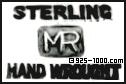 MR, handwrought, sterling