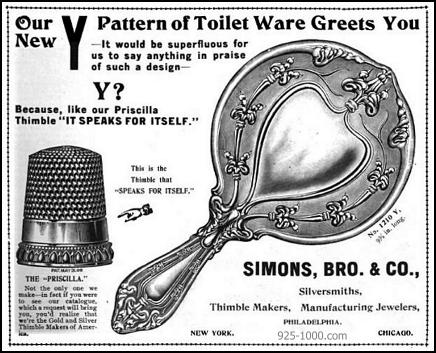 Simons Brothers - Online Encyclopedia of Silver Marks, Hallmarks & Make...